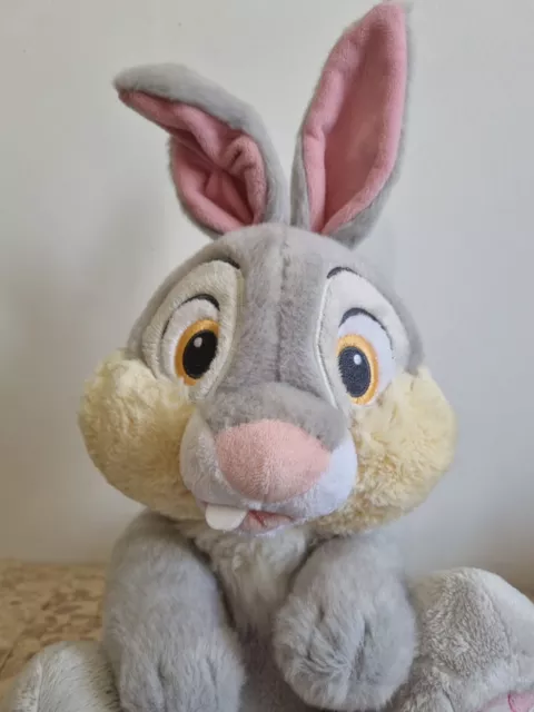 Disney Store Stamped Thumper Bambi Soft Toy Plush Rabbit Bunny Cute 2