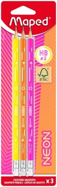 Grendly Lot de 24 crayons de musique avec gommes sur le thème de la musique, crayons en bois, grand paquet, clavier, crayons amusants, gommes, cadeau