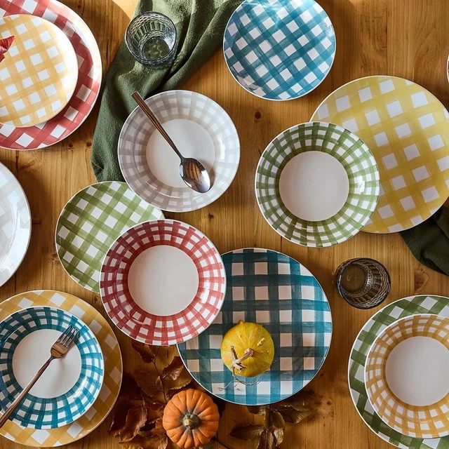 Servizio Piatti Tognana Petra 18 Pezzi, Porcellana Multicolore Per 6 Persone - Foto 9