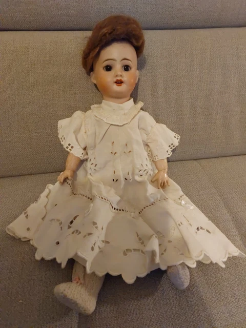 ANCIENNE BELLE POUPÉE Jumeau 1907 tête en biscuit 59 cm. EUR 499,00