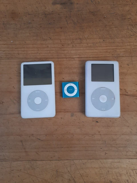 LOT DE 3  IPOD  Classic 30 Go A1136  5 ième + a1099 Ipod Shuffle  Pour Piece