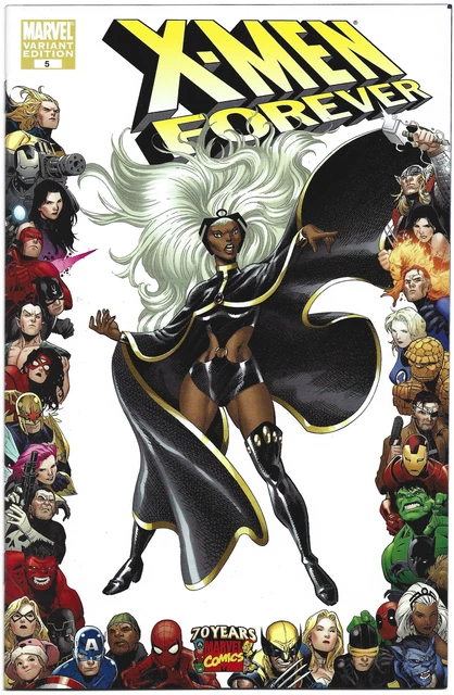 X-Men Forever #5 1:10 70th Frame Storm Variant Claremont Marvel 2009 VF/NM