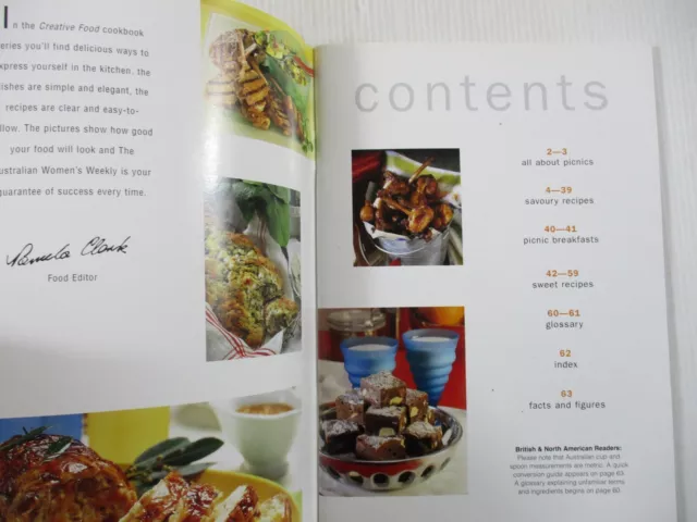 Australian Womens Weekly AWW Picnics Mini Cookbook Recipes Creative Food 3