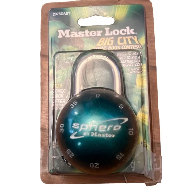 Master Lock 2065DAST Hulk Marvel 2002 Combination Lock