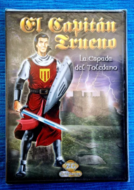 EL CAPITÁN TRUENO, La Espada del Toledano (Juego). ZetaGames PC CD-ROM,  NUEVO!