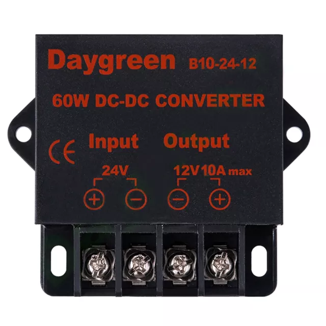 Stable Output 24V to 12V Converter 10A 120W with Overvoltage Protection