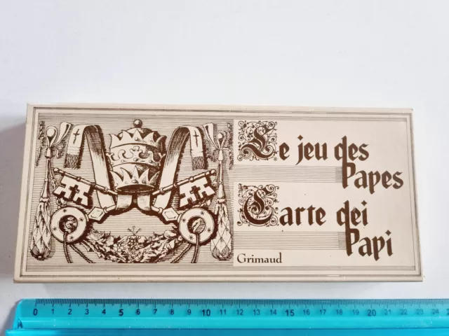 Carte Da Gioco Dei Papi Le Jeu Des Papes Grimaud Poker Vintage Playing Cards New