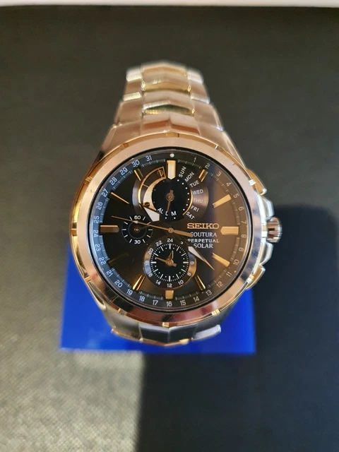 Seiko coutura perpetual solar manual cheap