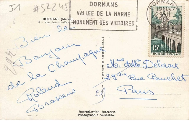 51 Dormans #Mk52245 Rue Jean De Dormans 2