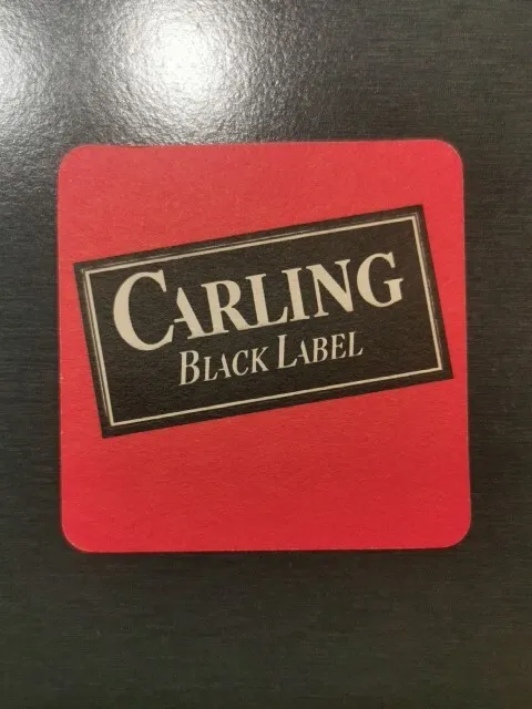 Carling Black Label Sous Bock Bierdeckel Beer Mats Coasters Number 161