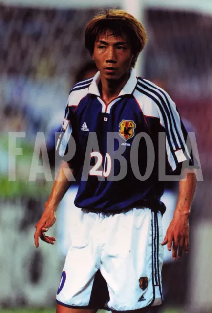 Altes Pressefoto Fußball, Japan, Yasuhiro Hato , 2001, Druck 20 X 30 CM