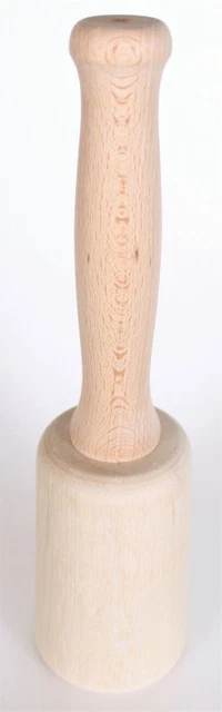 STUBAI Maillet en bois pour sculpteur Marteau en bois Hêtre Bois de frappe Klüpf