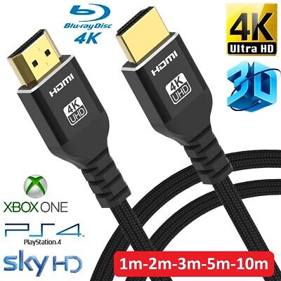 Advent 4K HDMI 2.0 Ultra HD High Speed Cable 2160p Gold Plated TV PS4 Sky Xbox Virgin 