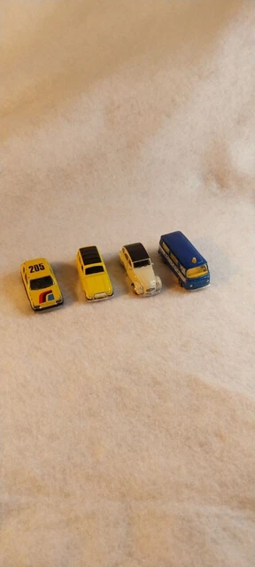 Lot De 4 Voitures Miniatures Majorette 1/60 Vintage - Occasion, Bon état Général
