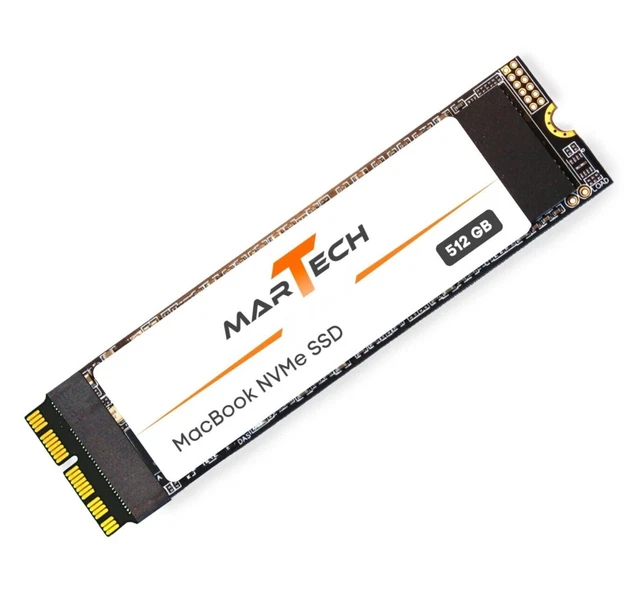 MarTech NVMe 512GB SSD 3500MB/s per Apple MacBook Pro Air iMac A1502 A1398 A1466