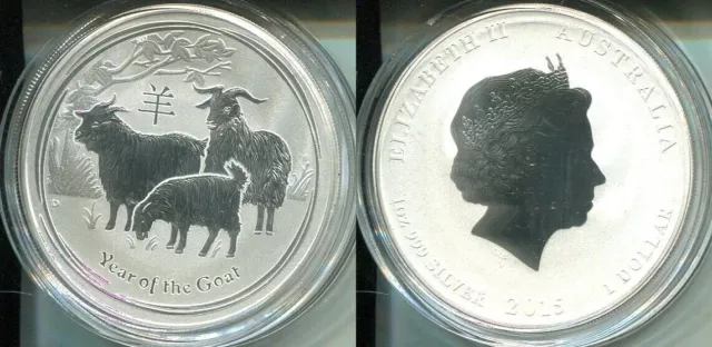 Australien 1 Dollar  Lunar II (Wählen sie zwischen 2008 - 2019)  1 Unze Silber