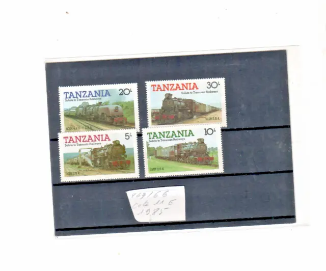 Serie Train De Tanzanie  1985 Cote 11E