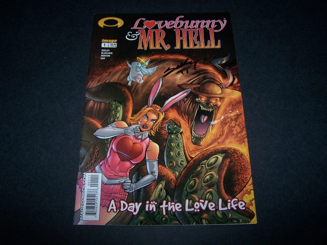 Signed Tim Seeley Lovebunny & Mr Hell #1 A Day In The Love Life Devil's Due