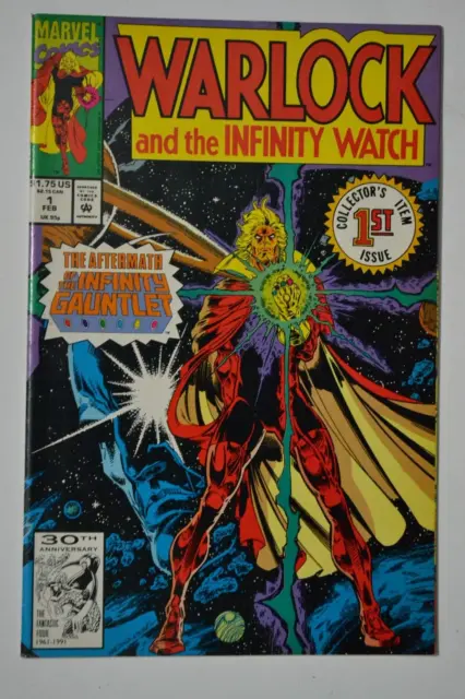 Warlock and the Infinity Watch Vol.1 # 1 February 1992 F/VF Marvel Comics