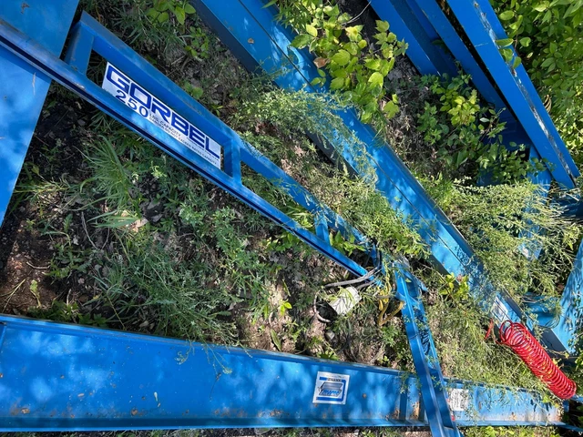 Gorbel 1/8 Ton 250lbs Free Standing Jib Crane Arm ONLY 10' Swing 8' Travel