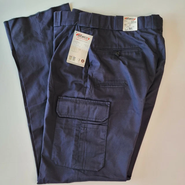 Elbeco Response Tek2 Pants E614RN Men's size 33x 37 un-hemmed. Dark Navy NWT