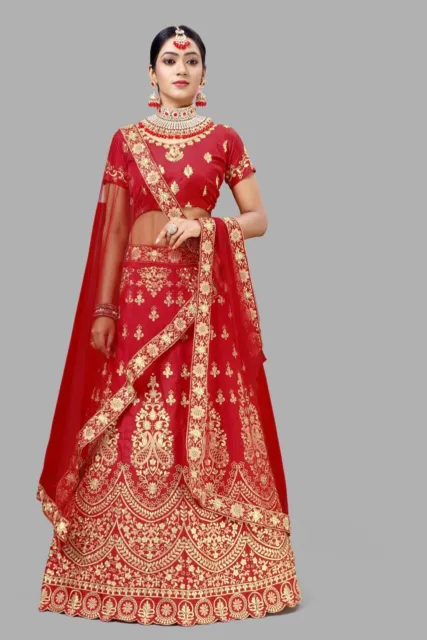 Women Bridal Indian Lehenga Designer Wedding Choli Party Wear Traditional Design