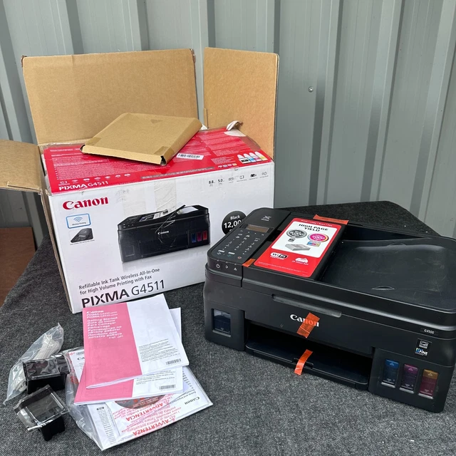 CANON PIXMA MEGATANK G4511 A4 Wireless Colour Inkjet Printer + inks £61