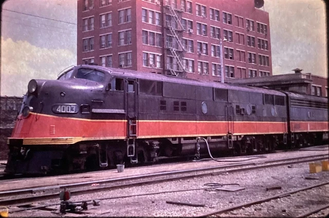 IRK3300:Railroad Train Slide - Illinois Central Locomotive #4003