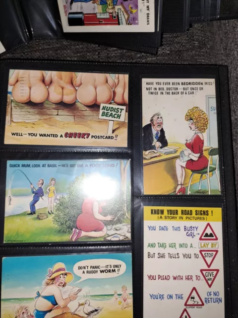 Vintage Bamforth Postcards Saucy Seaside Comic Collection Of 500 £200 00 Picclick Uk
