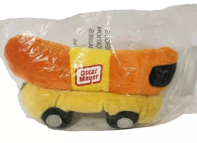 Oscar Mayer Weiner Mobile Plush Just Whistle Promo Toy 6” NEW Sealed ICONIC GIFT