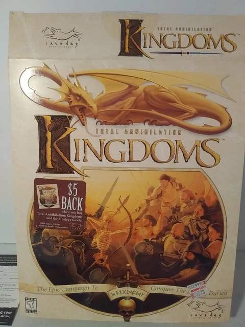 Total Annihilation Kingdoms - PC Big Box Eurobox FR - Jeu De Stratégie - Boîte Grande Taille - Bon état