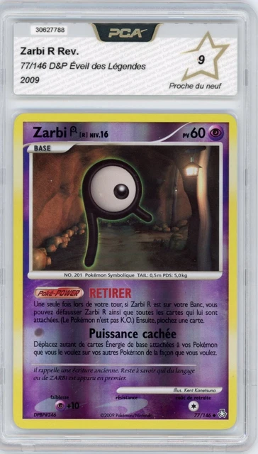 CARTE POKÉMON : Zarbi R Reverse 77/146 - Pca 9 - Dp Eveil Des Legendes ...