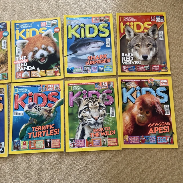 NATIONAL GEOGRAPHIC KIDS Magazine. 10 Editions. Excellent Condition ...
