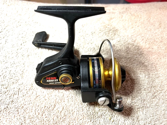 VINTAGE PENN 4300SS Spinning Fishing Reel Made In The U. S. A.