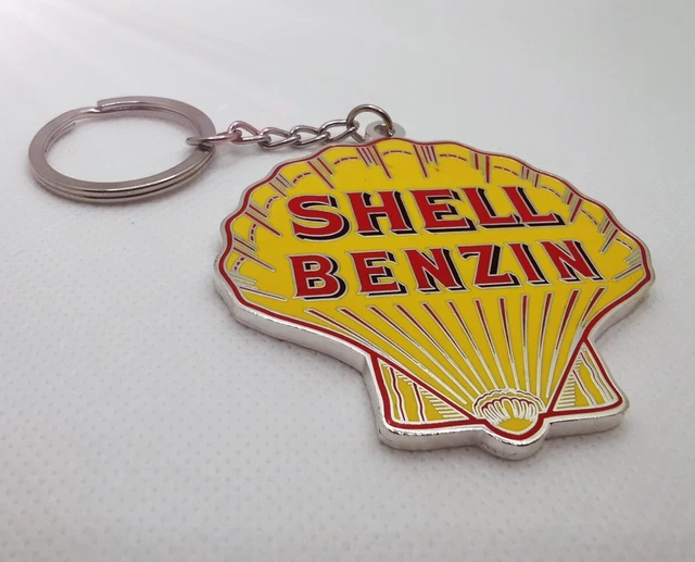 🔥**Grosser XL Shell Benzin Anhänger Retro Tankstelle Öldose **🔥