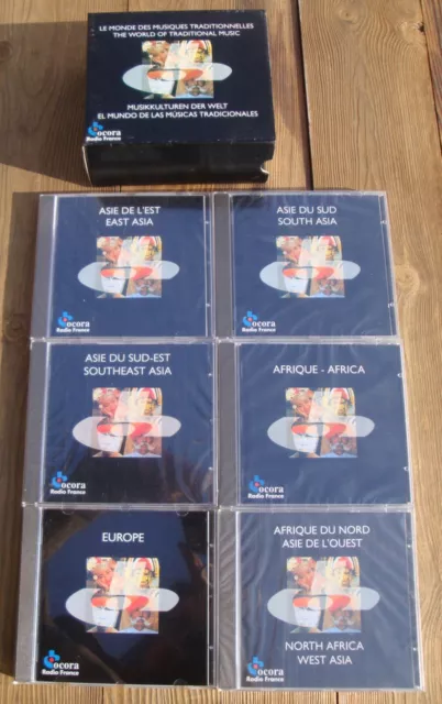 Coffret 6 CDs OCORA Radio France / Europe, Asie, Afrique / neuf sealed
