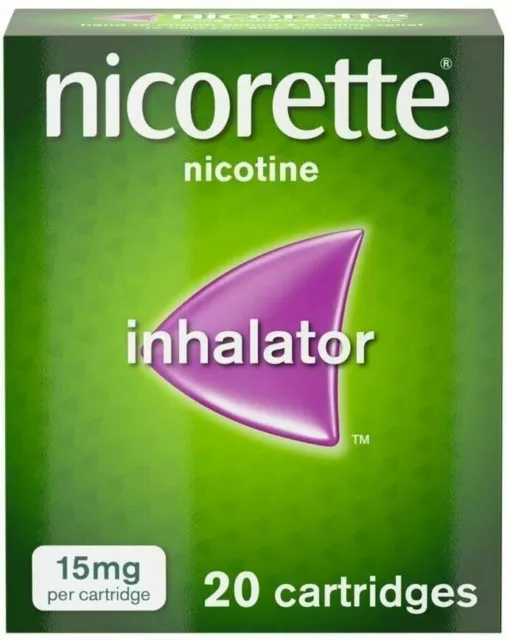 Nicorette Inalatore, 15 mg, 20 cartucce