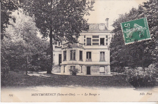 Cpa Montmorency Le Bocage