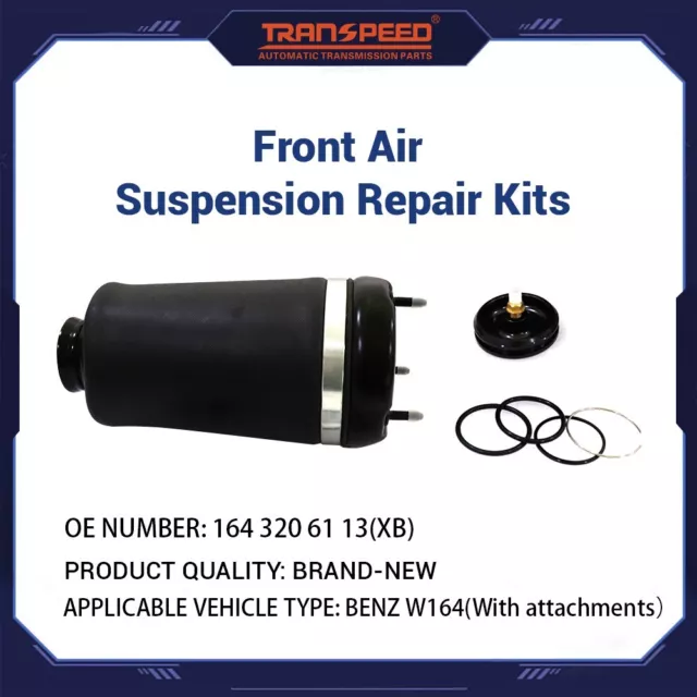 TRANSPEED Front Air Suspension Repair Rebuild Kit 1643206113 For MERCEDES W164