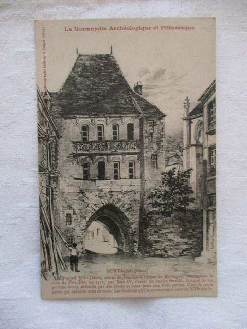 Cpa Orne 61 Mortagne Le Portail Saint Denis