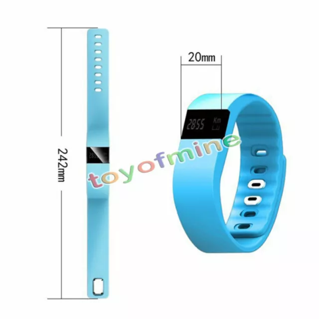 Bracelet Fitness Tracker Bracelet Bluetooth Smart Watch pour Android HTC LG 2