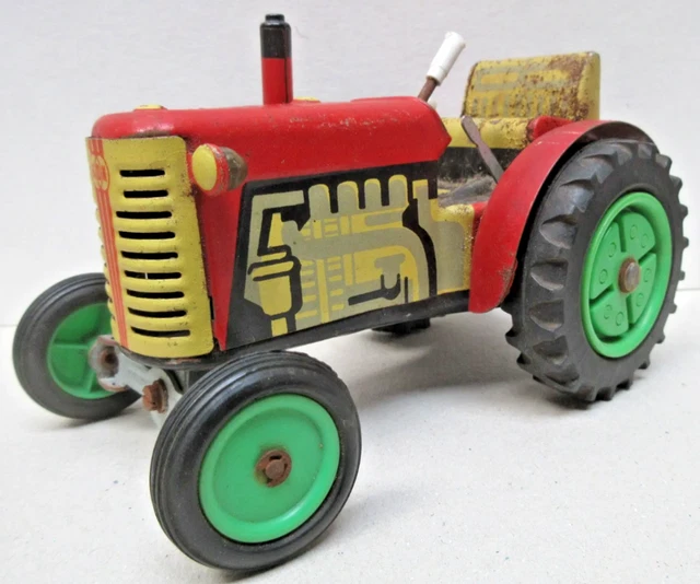 Jouet Automate Russe - Oie Mécanique En Tôle - Fonctionne - Vintage