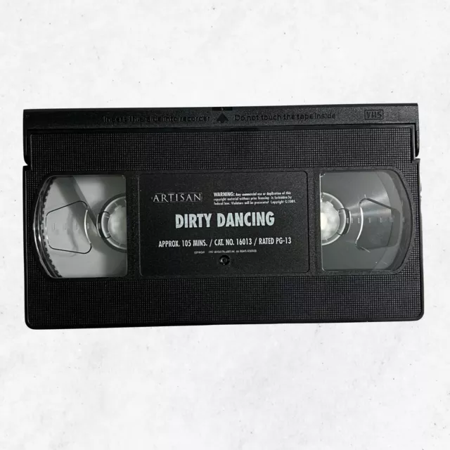 1987 Dirty Dancing 1998 Vhs Tape Artisan Entertainment Remastered Sound ...
