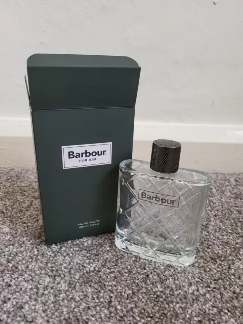 Mens Barbour Eau De Toilette 100ml Empty Bottle Boxed Perfume Aftershave