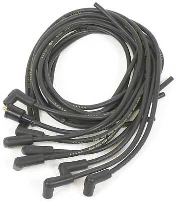 Accel; 6 & 8 Cylinder; Universal Fit; Black Super Stock 8mm Spark Plug Wire Set;