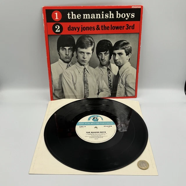 THE MANISH BOYS/DAVY Jones & The Lower 3rd - Rare David Bowie Vinyl 10 ...