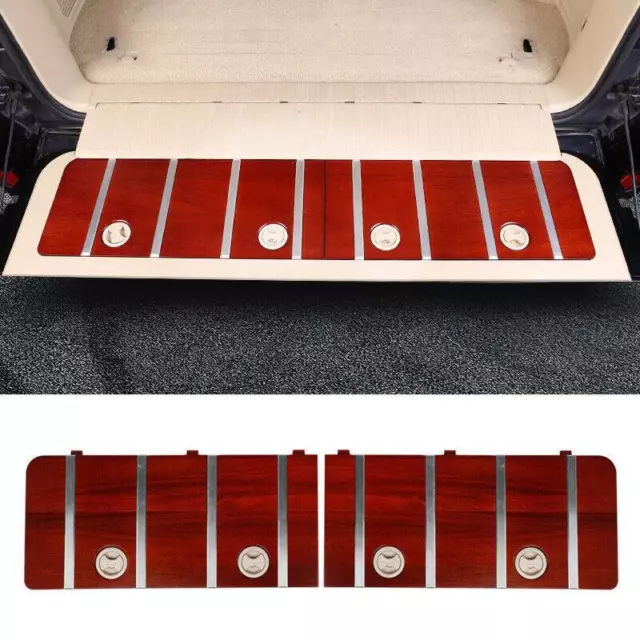 Solid Wood Rear Bumper Sill Plate Protector For Toyota Land Cruiser 2008-2021