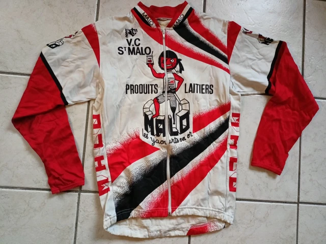 Maillot Veste Cycliste Velo Noret Vc Saint Malo Laiterie Mal 7,99 Maillot Veste Cycliste Velo Noret Vc Saint Malo Laiterie Mal 7,99
