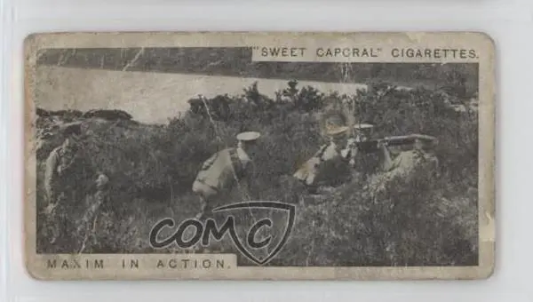 1915 ITC Cigarettes Modern War Weapons Tobacco C62 Sweet Caporal Back #33 1o3