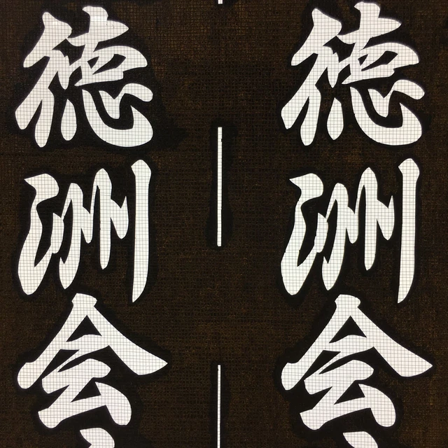 Japanese Katagami Kimono Stencil Katazome Vtg Kanji Ogaki Hospital Name KK26
